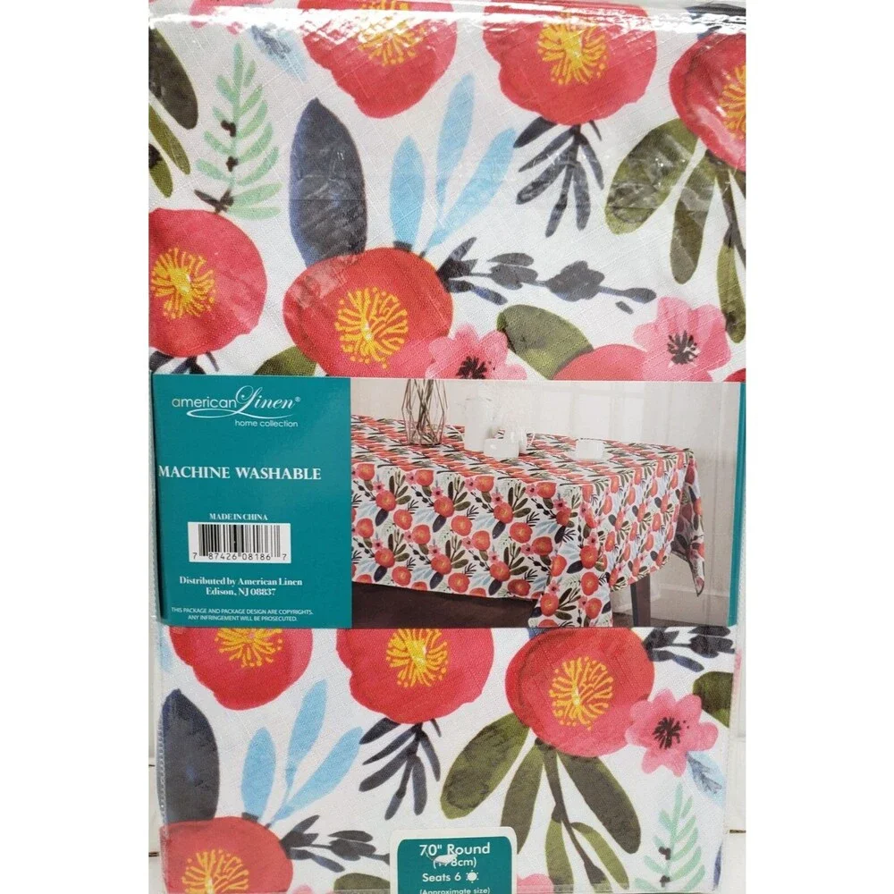Fabric Linen Tablecloth 70